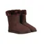 Hy Equestrian Chisworth Waterproof Fleece Boot with Faux Fur Chocolate