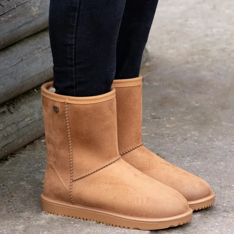 Hy Equestrian Chisworth Waterproof Fleece Boot Camel