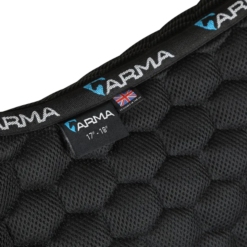 Shires Arma Air Motion Luxe Saddle Cloth Black-1