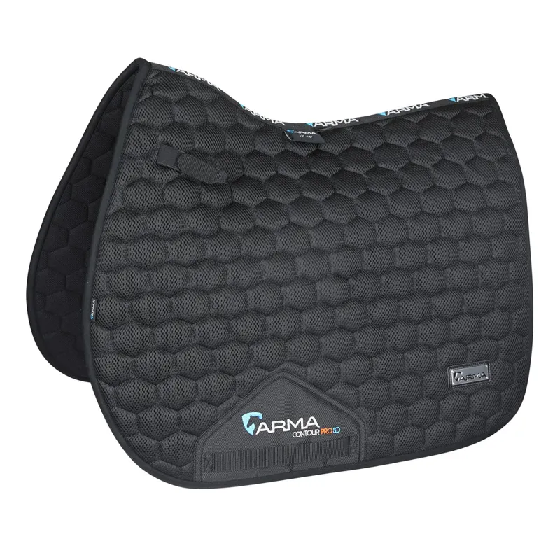 Shires Arma Air Motion Luxe Saddle Cloth Black