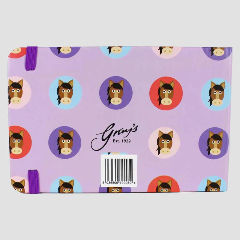 Cartoon Horse Notebook With Elastic Band-1