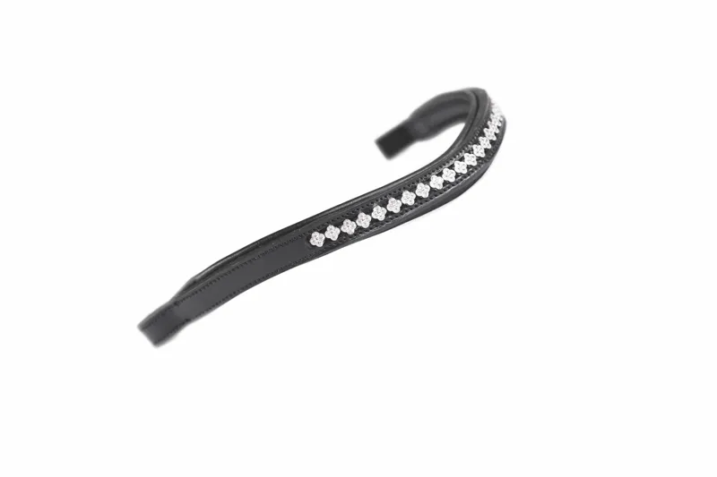 Shires Velociti Gara Flower Diamante Browband Black