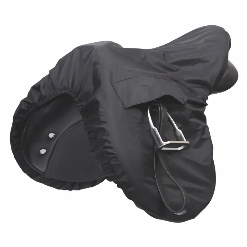 Shires Arma Waterproof Ride-On Saddle Cover Black