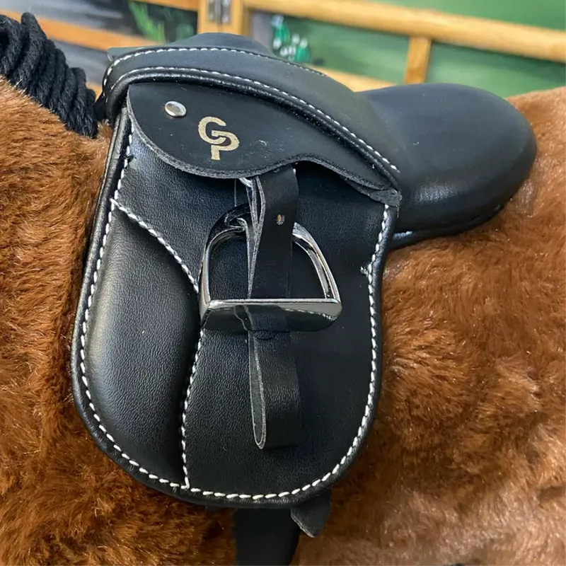 Crafty Ponies PU English Tack Set Black-2