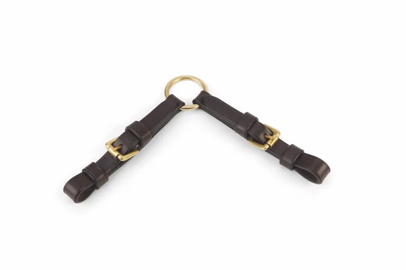 Shires Velociti GARA Leather Coupling Brown