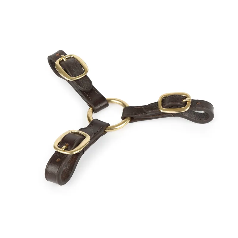 Shires Velociti GARA Three Way Leather Coupling Brown