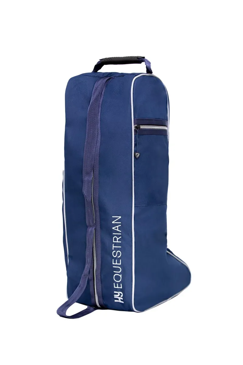 Hy Equestrian Long Boot Bag Navy-1