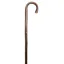 Classic Canes 38in Stout Chestnut Crook Walking Stick 3123