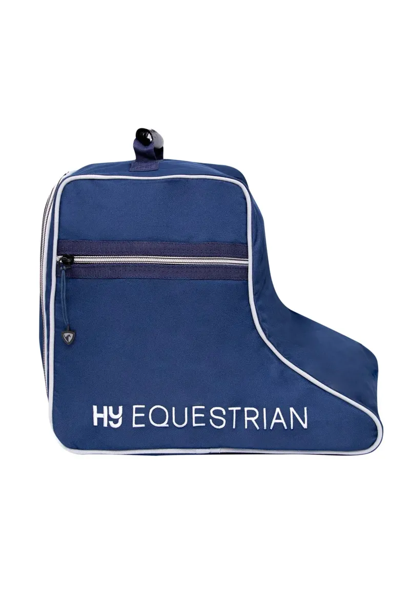 Hy Equestrian Short Boot Bag Navy