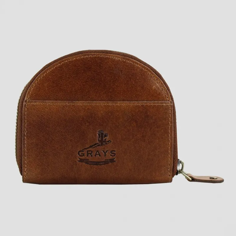 Grays Susan Snaffle Leather Coin Purse Tan-2