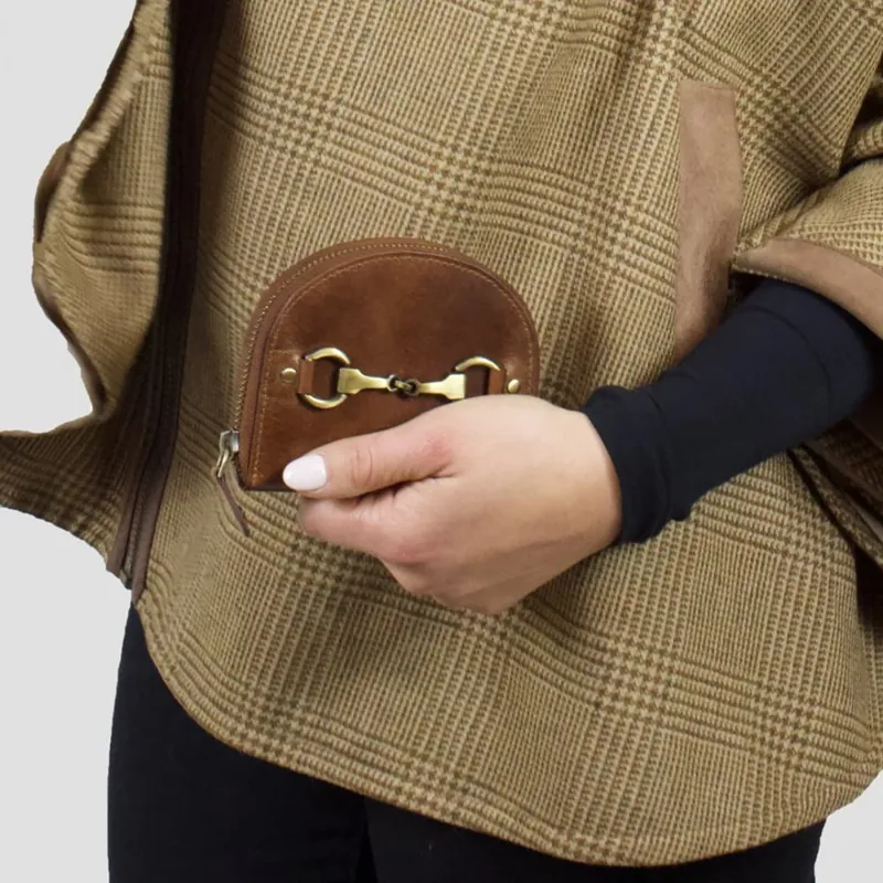 Grays Susan Snaffle Leather Coin Purse Tan-4