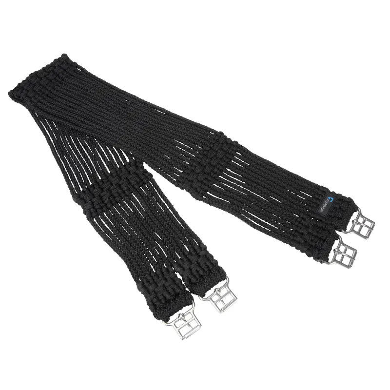 Shires Arma Braided Girth Black