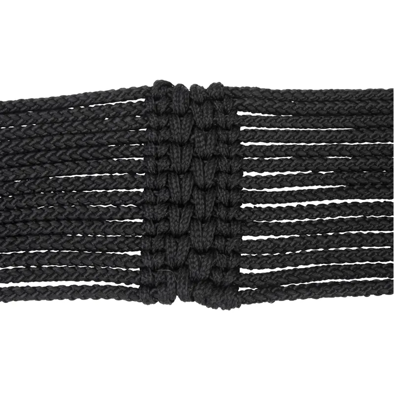 Shires Arma Braided Girth Black-2