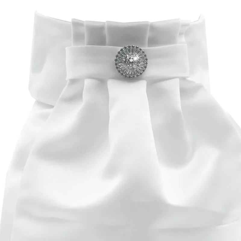 Equetech Liberty Crystal Deluxe Ready Tied Stock White