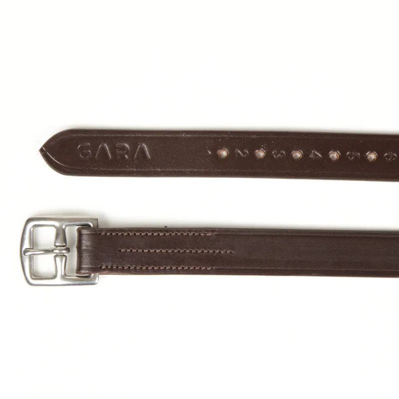 Shires Velociti Stirrup Leathers Havana-2