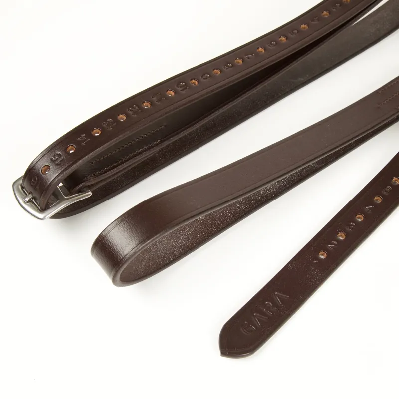 Shires Velociti Stirrup Leathers Havana-1