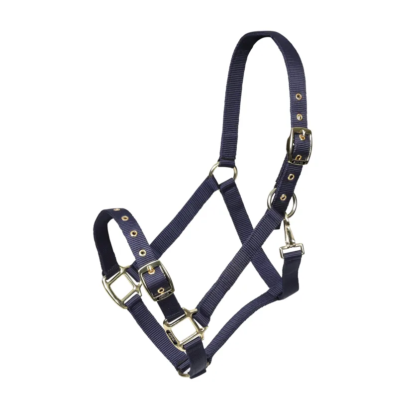 Shires Arma Adjustable Headcollar Navy