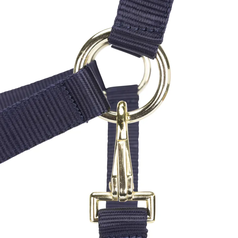Shires Arma Adjustable Headcollar Navy-1