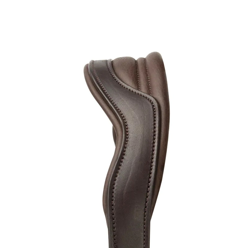 Shires Lusso Soria Control Leather Headcollar Havana-3