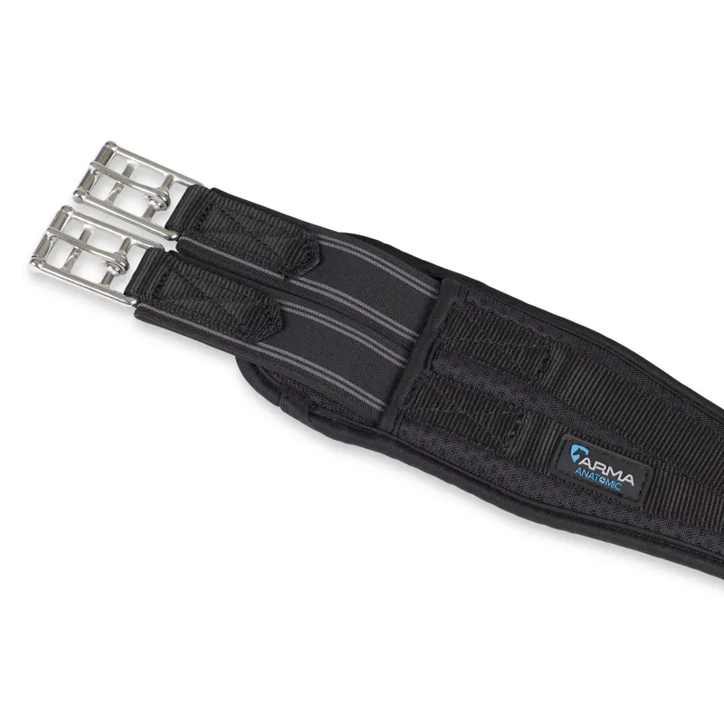 Shires Arma Airflow Girth With Elastic Black-1