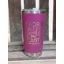 Engraved/Personolised 20oz Thermal Tumbler With Horsey Slogan Dark Pink  My Horse Isn't Spoiled