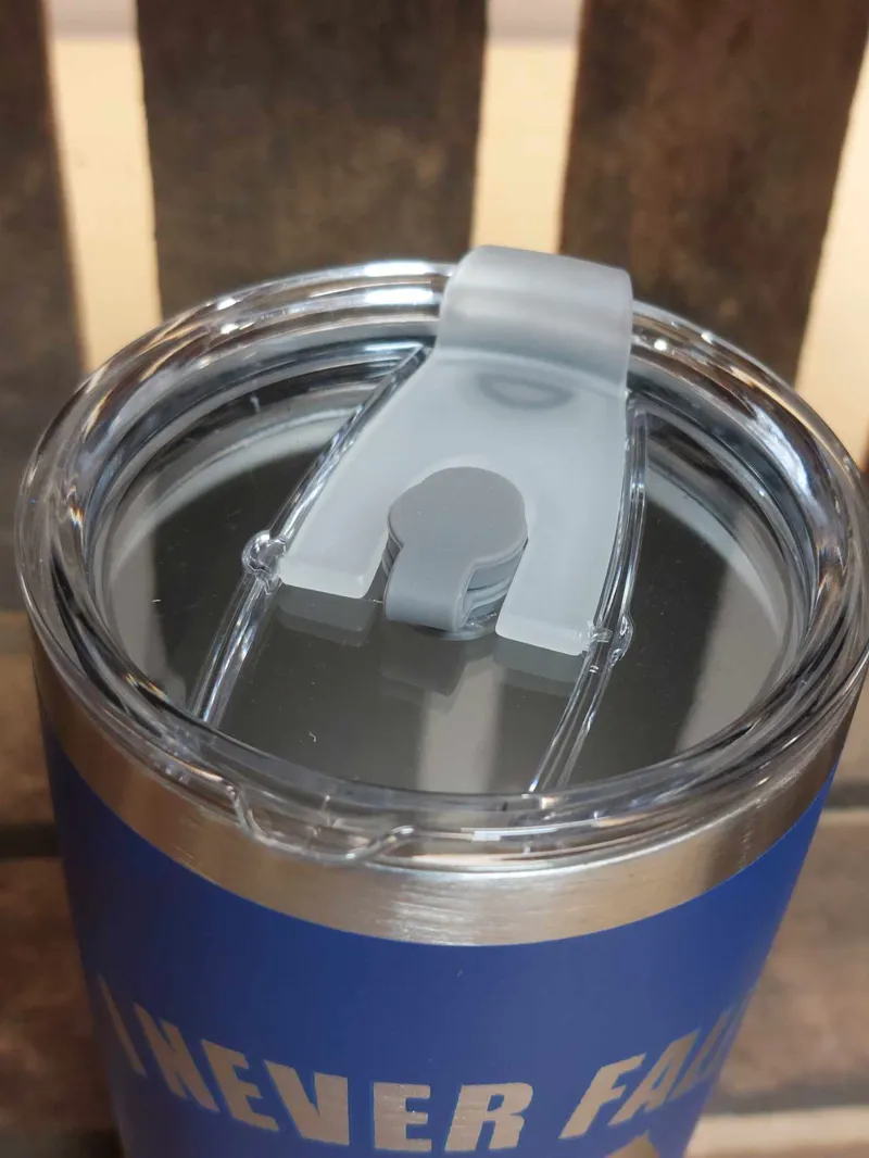 Engraved/Personalised 20oz Thermal Tumbler With Horsey Slogan Dark Pink Chin Up-1