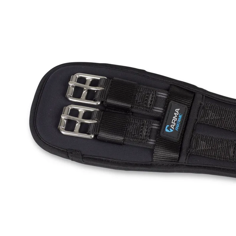Shires Memory Foam Dressage Girth Black-2