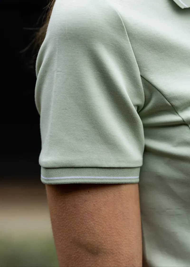 Woof Wear Tech Polo Shirt Sage-2