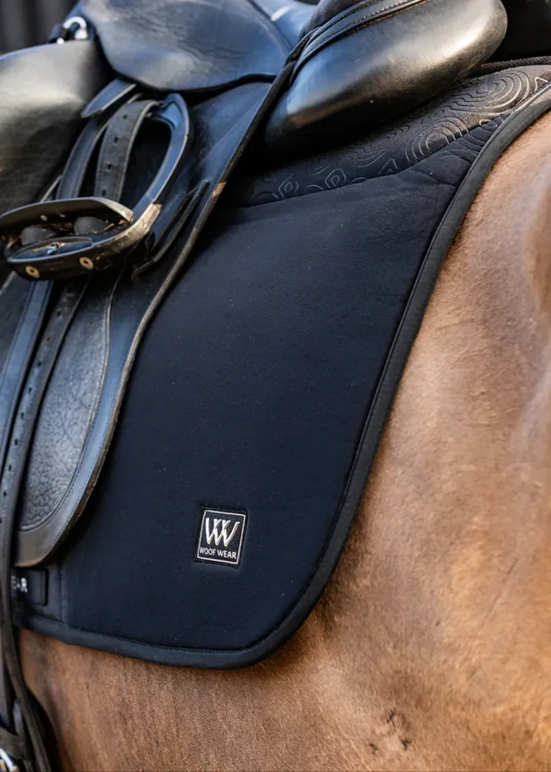 Woof Wear Elite Comfort Plus Dressage Saddle Pad Black-2