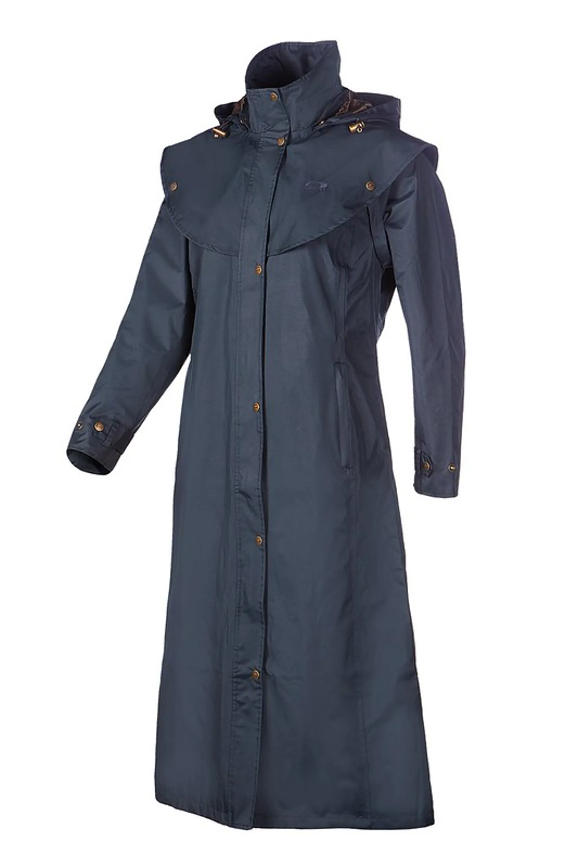 Baleno Newbury Long Waterproof Coat Navy