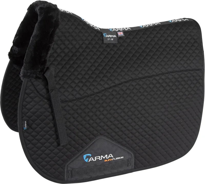 Shires Performance SupaFleece Saddle Pad Black
