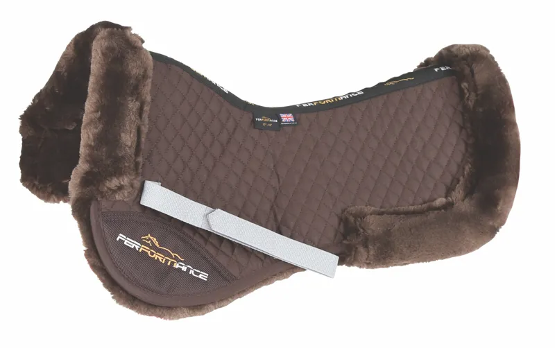 Shires Performance Half Pad Brown