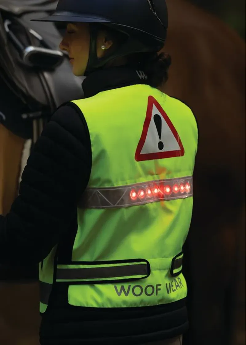 Woof Wear LED Riding Vest Yellow-1