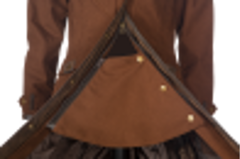 Baleno Ladies Kensington Long Waterproof Riding Coat 2025 Earth Brown-2