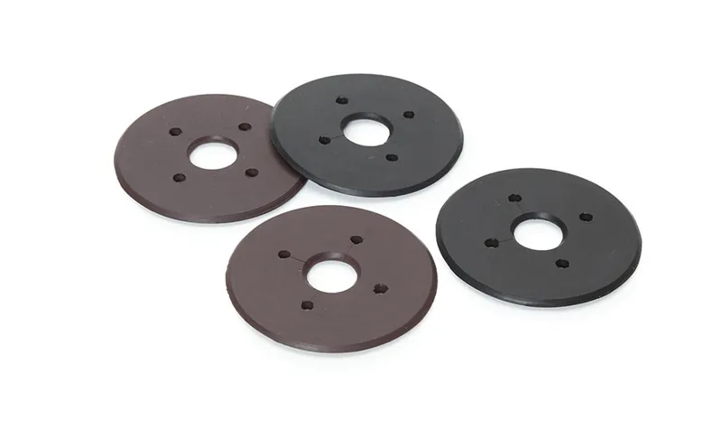 Rubber Cheek Guard Pair Brown