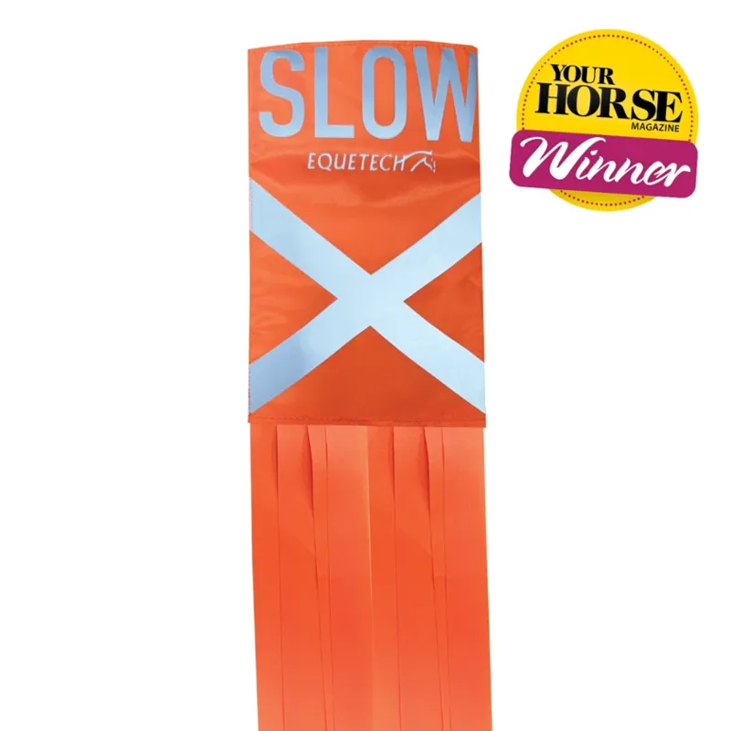 Equetech Hi-Vis Vision Horse Tail Streamers Orange