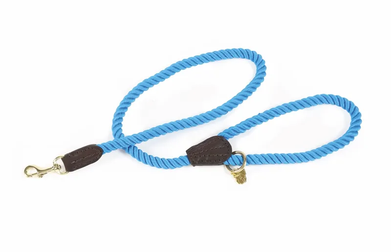 Digby and Fox Rope Lead Blue