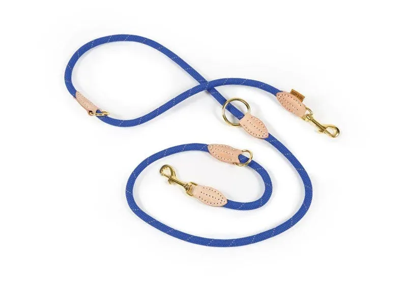 Digby and Fox Reflective Training Lead 180cm BLue