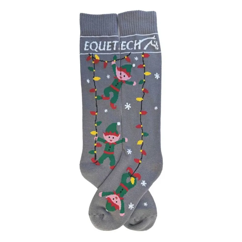 Equetech Unisex Cheeky Elf Riding Socks 2 Pack