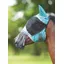 Shires Deluxe Fly Mask With Nose Fringe Green