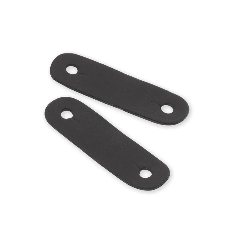 Peacock Leather Attachments Black