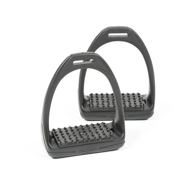 Compositi Reflex Stirrups 4  3/4in Black