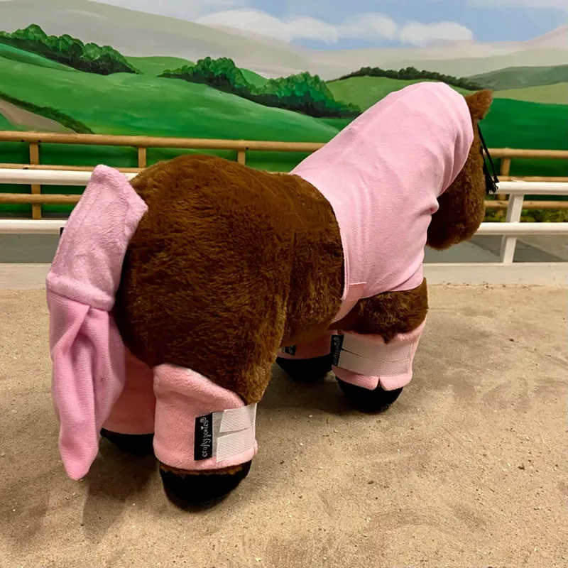 Crafty Ponies Travel Rug Set Pink-1