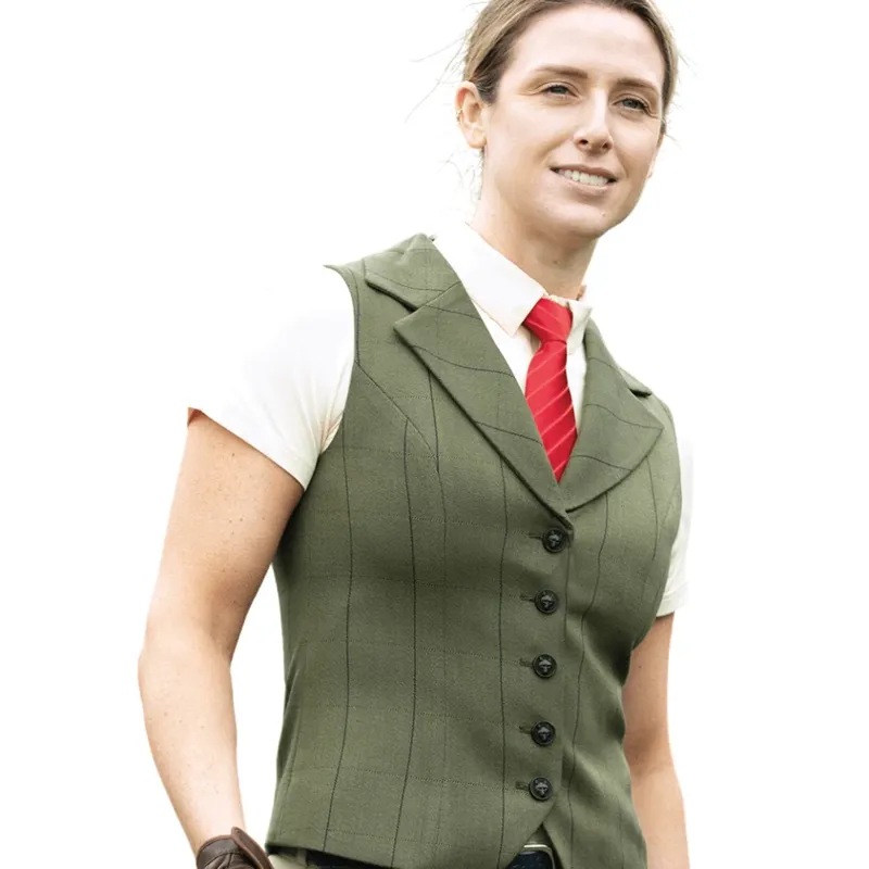 Equetech Ladies Bellingham Deluxe Tweed Show Waistcoat