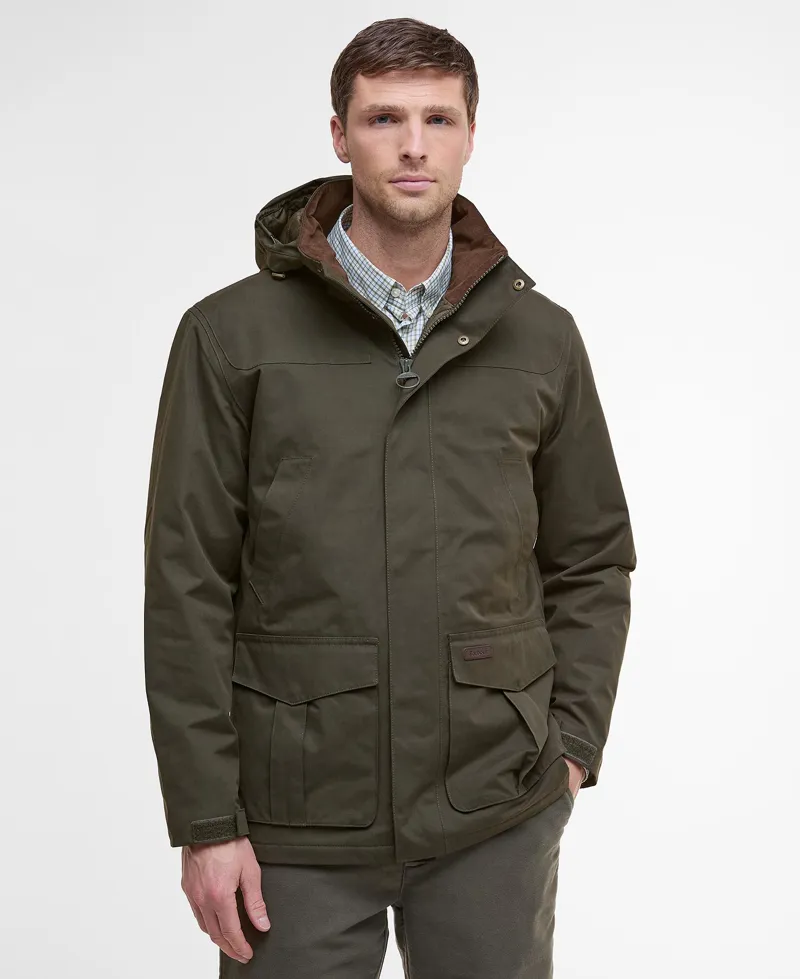 Barbour Brockstone Waterproof Jacket Olive