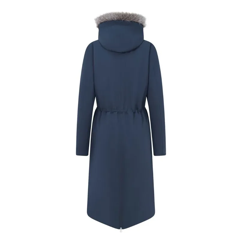 Equetech Ladies Inferno Long Heated Waterproof Riding Coat 2025 Navy-3