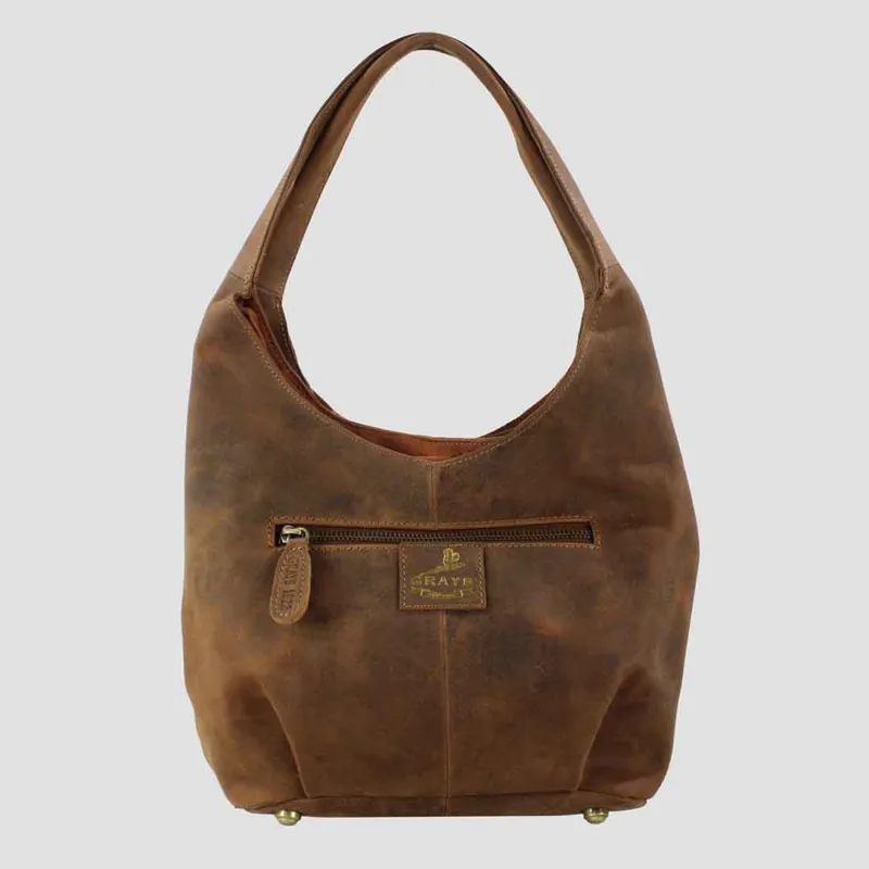 Grays Grace Slouchy Snaffle Handbag in Hunter-1