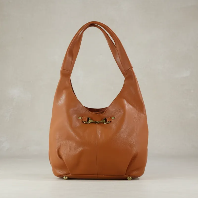 Grays Grace Slouchy Snaffle Handbag Tan-4