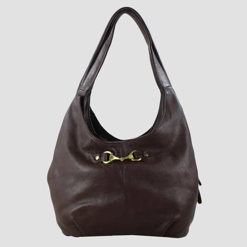 Grays Grace Slouchy Snaffle Handbag In Brown-1
