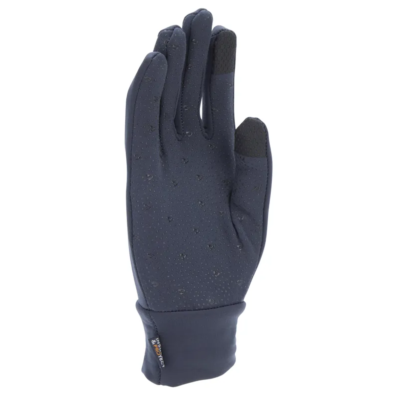 Shires Aubrion Childs Patterson Thermo Winter Gloves Navy-2